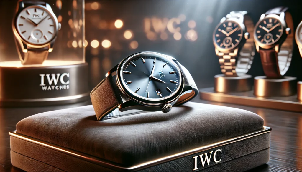 IWCの高級感を表現した横長のイメージ画像